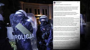 Policja podsumowuje działania przed TK. "Przedstawiamy rzeczywisty przebieg wydarzeń"