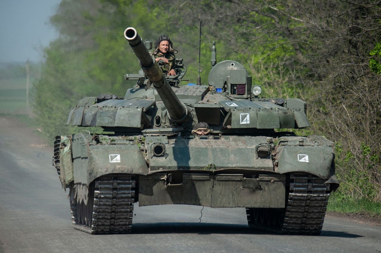 Ukraińcy chwalą zdobyczny rosyjski czołg