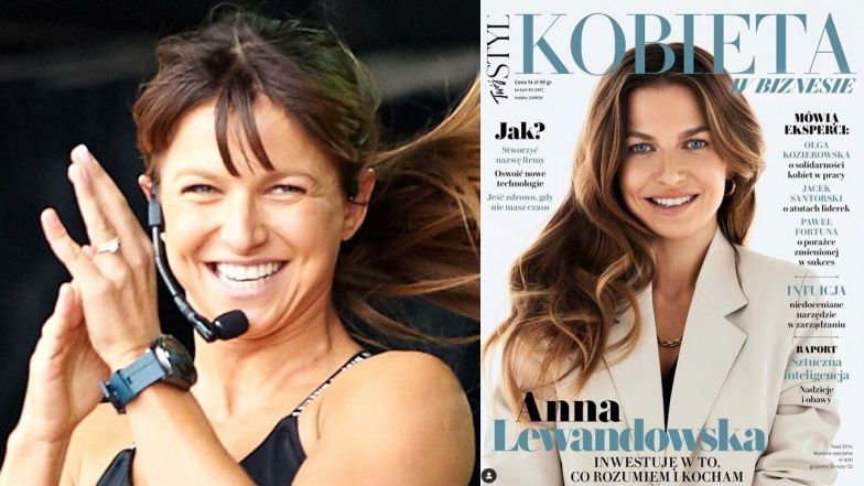 Anna Lewandowska na okładce "Twojego Stylu" 