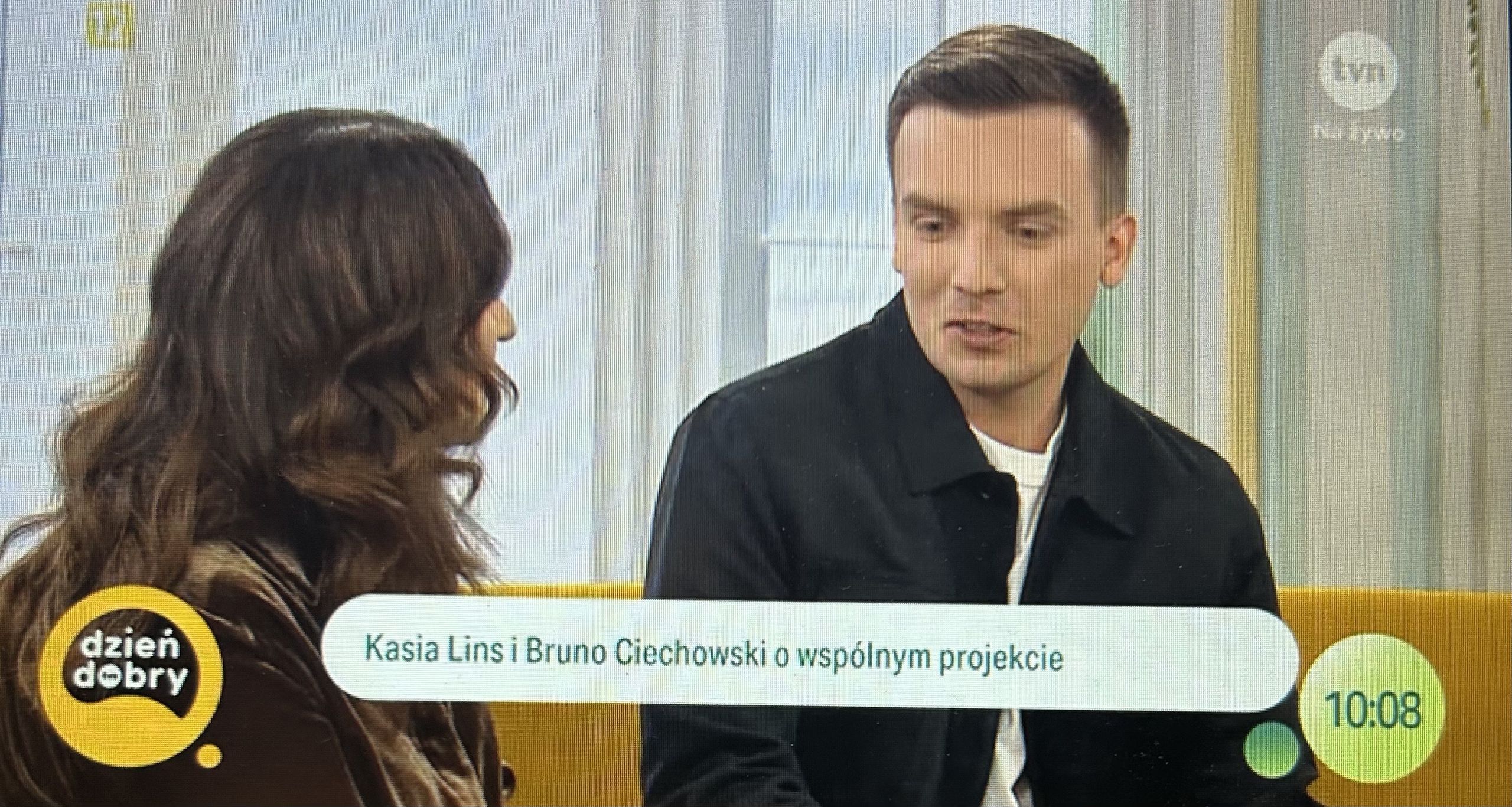 Bruno Ciechowski podczas rozmowy