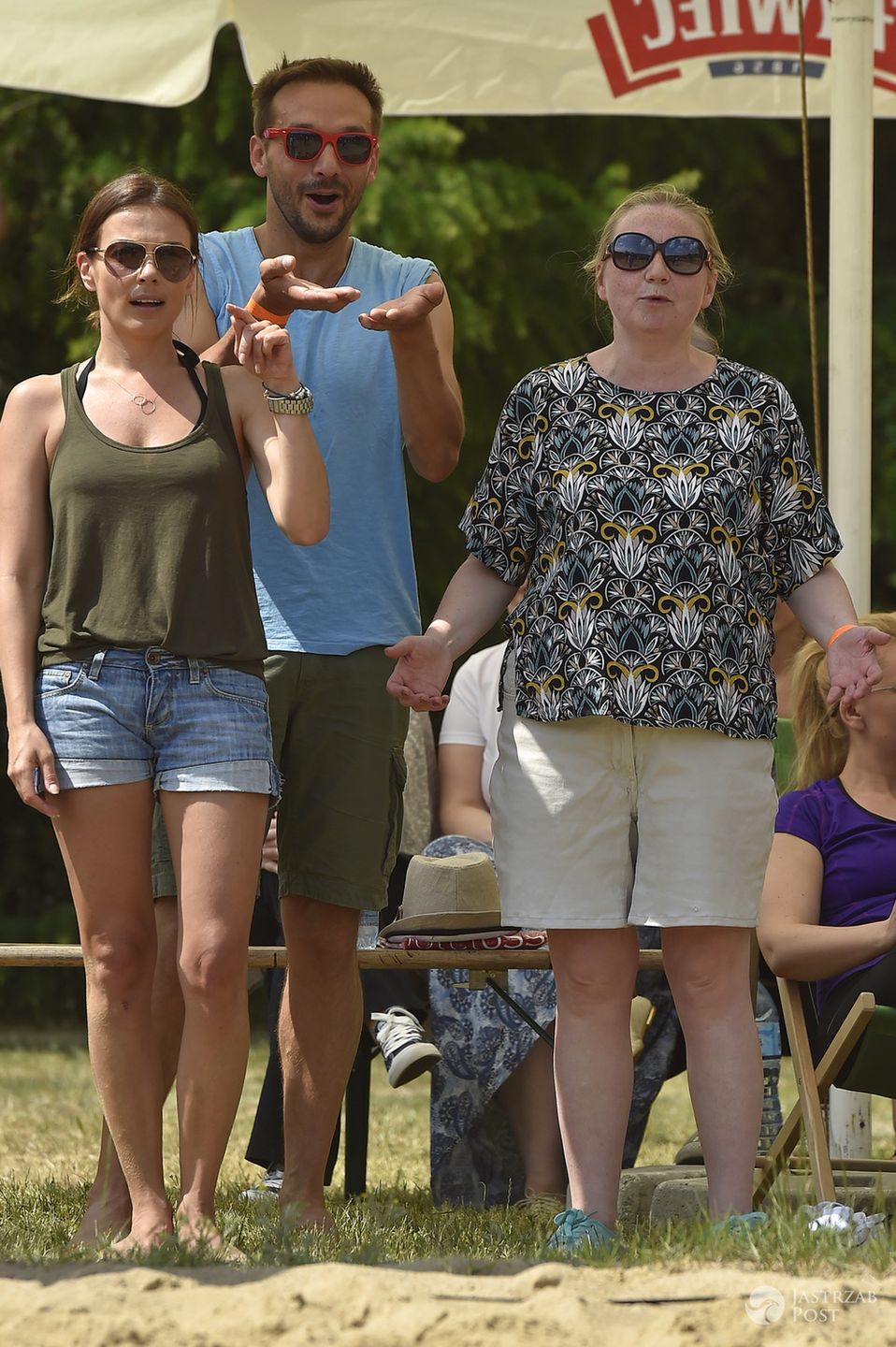Katarzyna Glinka, Aldona Jankowska na charytatywnym pikniku