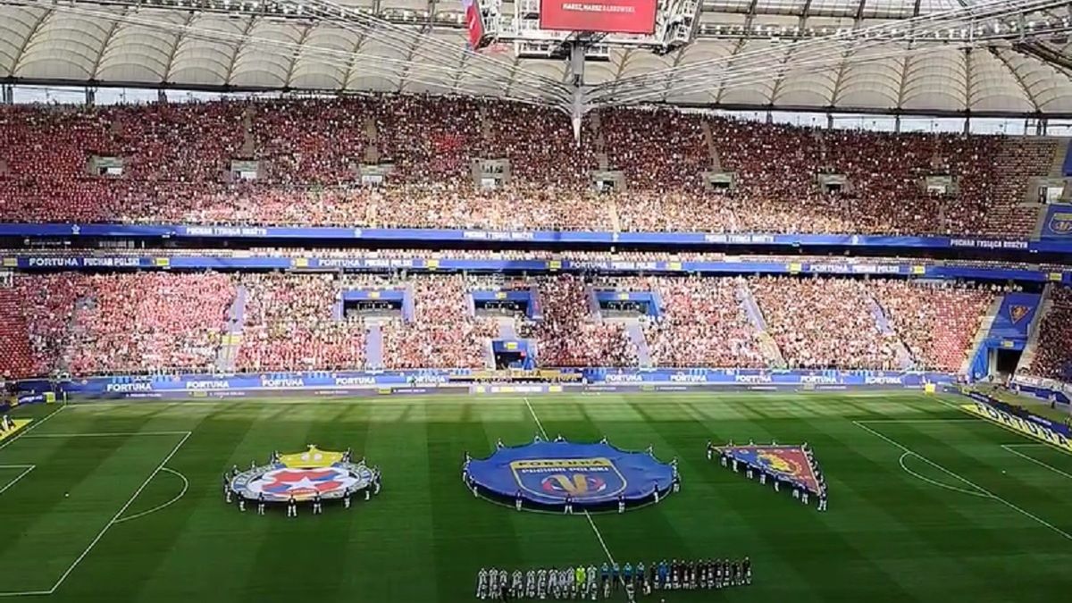 WP SportoweFakty / Trybuny podczas finału Fortuna Pucharu Polski