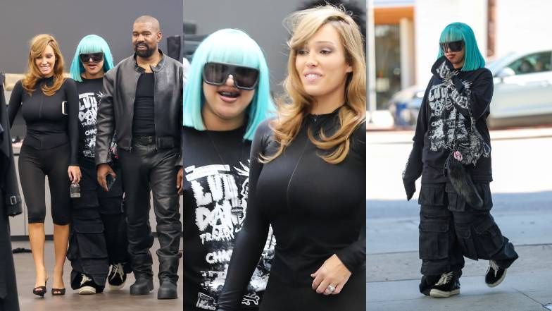 Kanye West, North West i Bianca Censori