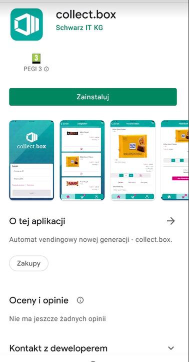 Apliakcja collect.box 