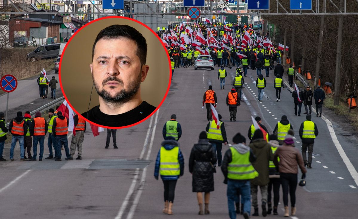 "Tu nie chodzi o zboże". Zełenski zabrał głos ws. blokady granicy"