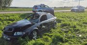 Korolówka-Osada: Nietrzeźwy kierowca audi spowodował wypadek