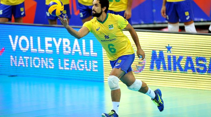 Siatkówka mężczyzn: Liga Narodów - mecz: Brazylia - Iran
