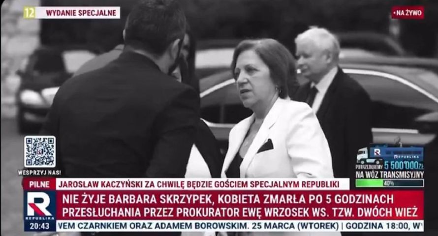 Skargi na Republikę i wPolsce24. Chodzi o informacje nt. śmierci Barbary Skrzypek
