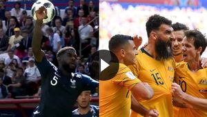 Mundial 2018. Francja - Australia. Znowu karny i remis 1:1 (TVP Sport)