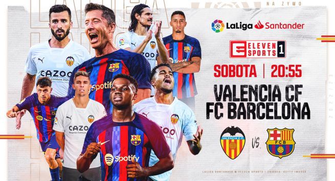 Weekend w Eleven Sports: najpierw Valencia zmierzy się z Barceloną, później – wyścigi Formula 1