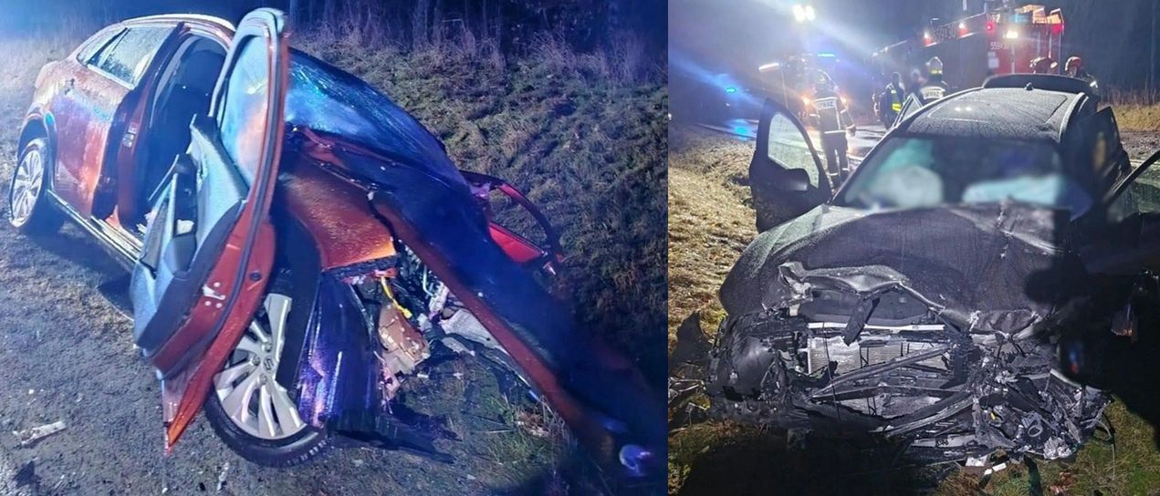 Zdjęcia z miejsca wypadku