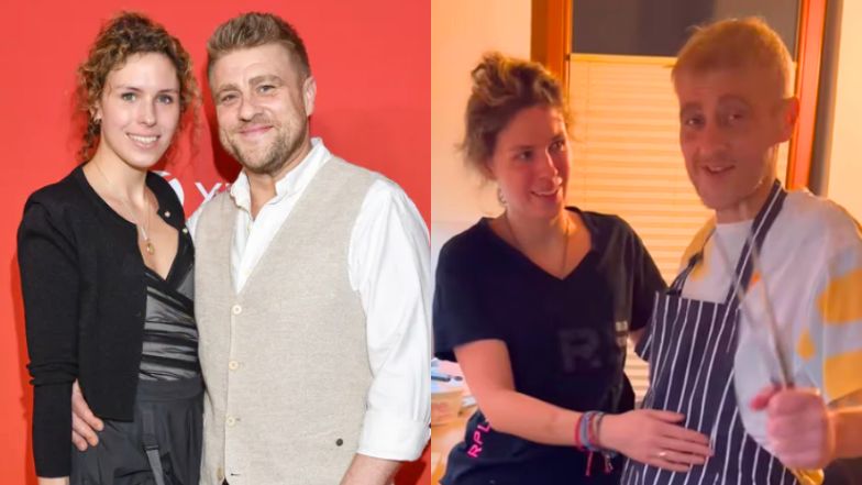 Tomasz Jakubiak z żoną