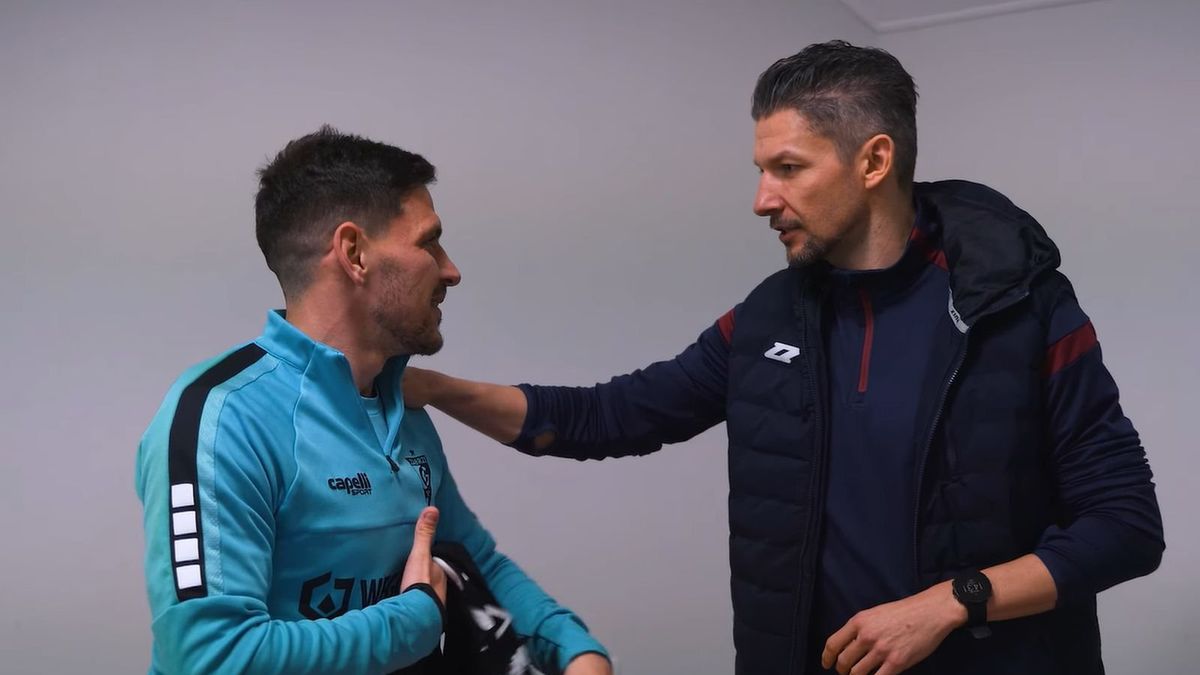 Erik Janża spotkał się z sędzią asystentem Kamilem Wójcikiem