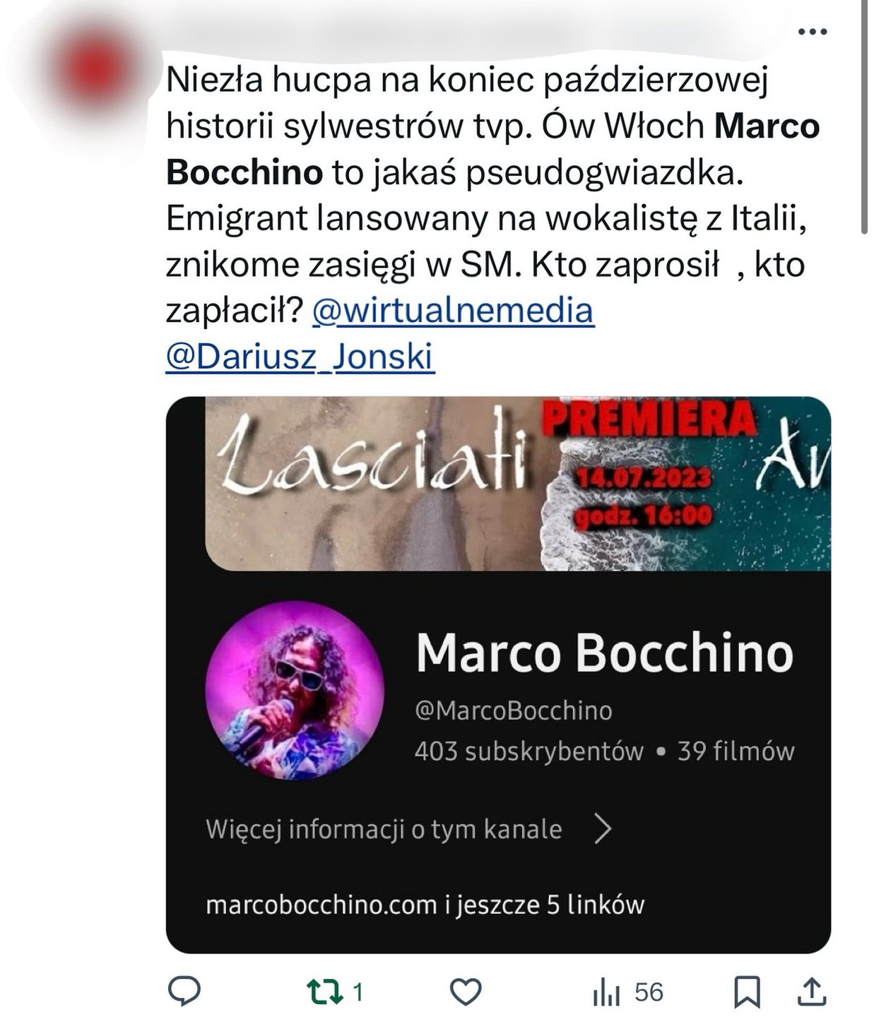 Internauci nie znali gwiazdy sylwestra