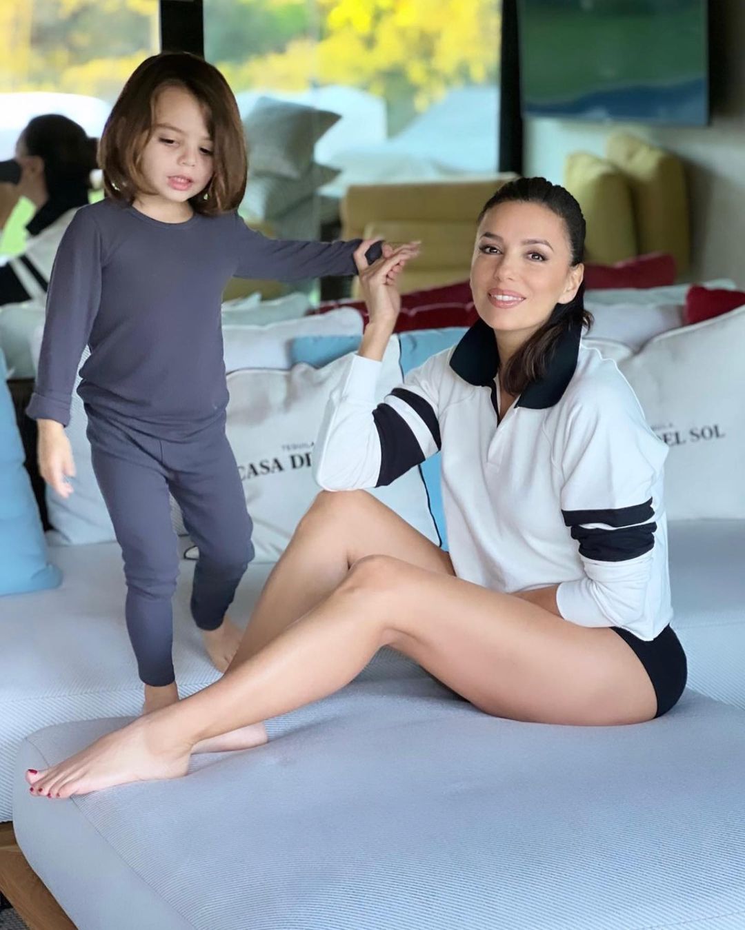 Eva Longoria z synem
