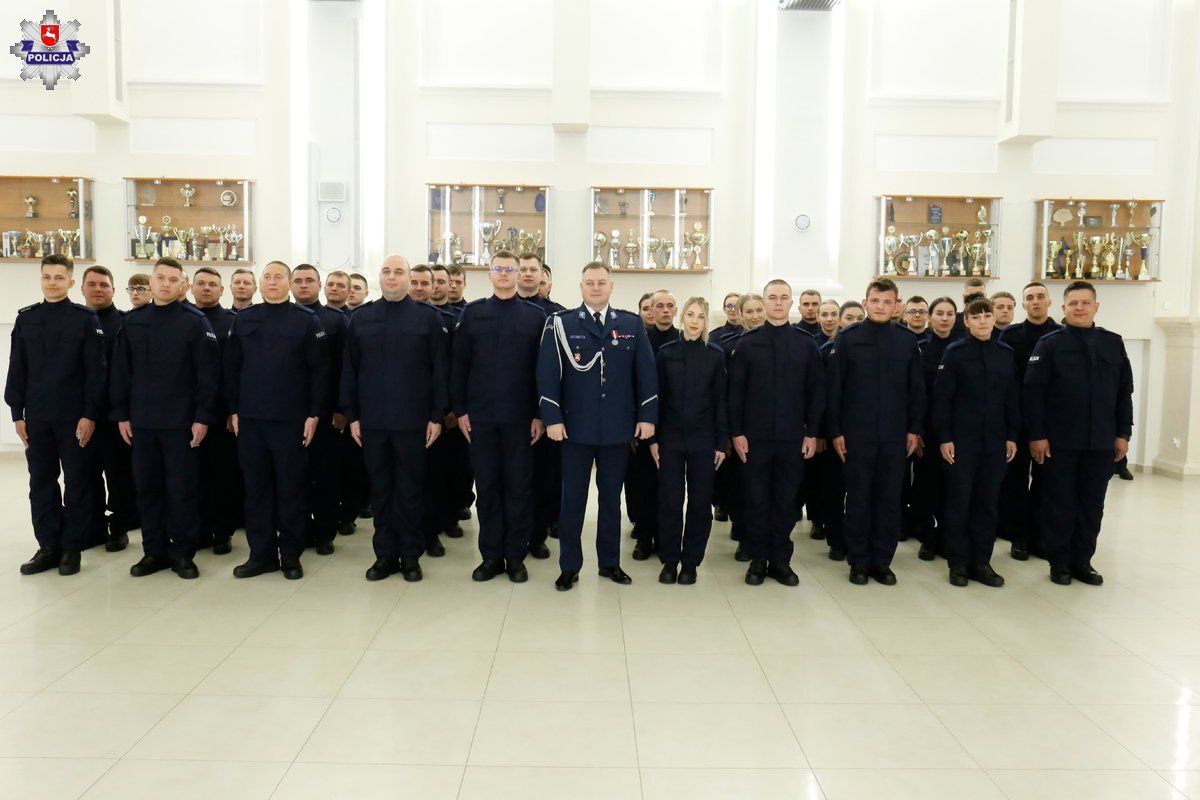 Ślubowanie nowych policjantów w Lublinie - maj 2025