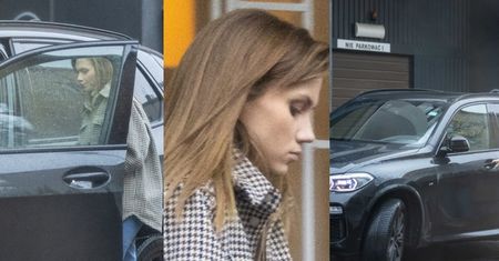 Agnieszka Kaczorowska parkuje warte ponad 300 TYSIĘCY ZŁOTYCH BMW przed apteką i pędzi po leki (ZDJĘCIA)
