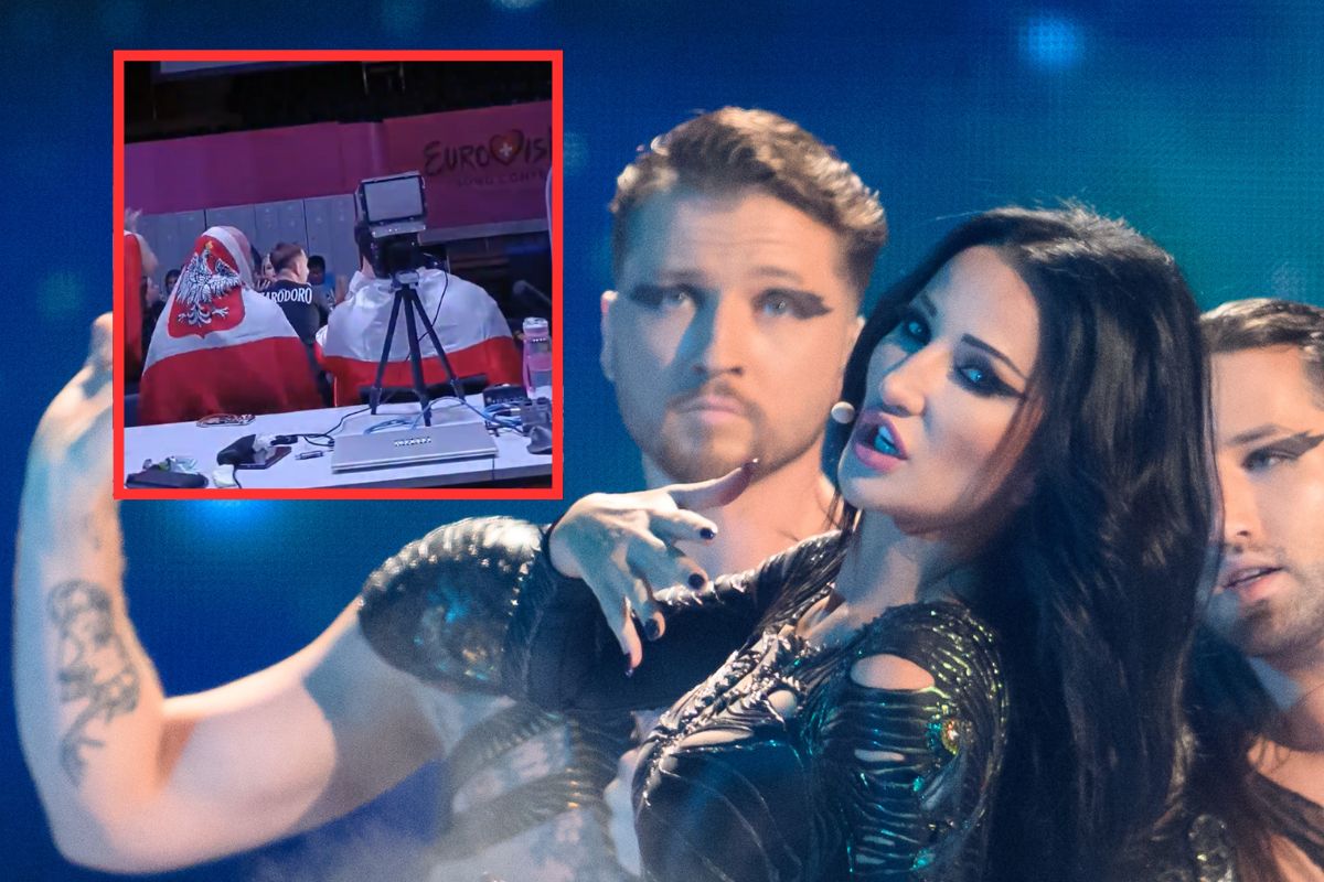 Nagrali Polaków podczas Eurowizji. Tak kibicowali Justynie Steczkowskiej