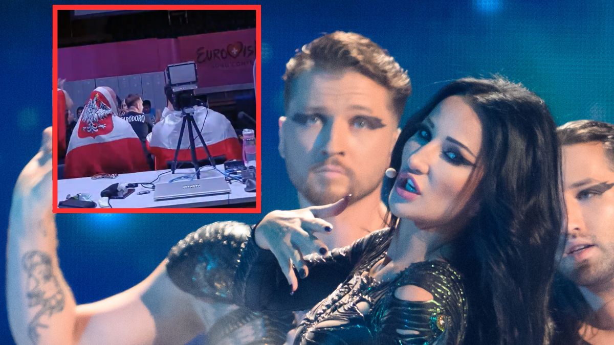 Nagrali Polaków, dopingujących Justynie Steczkowskiej 