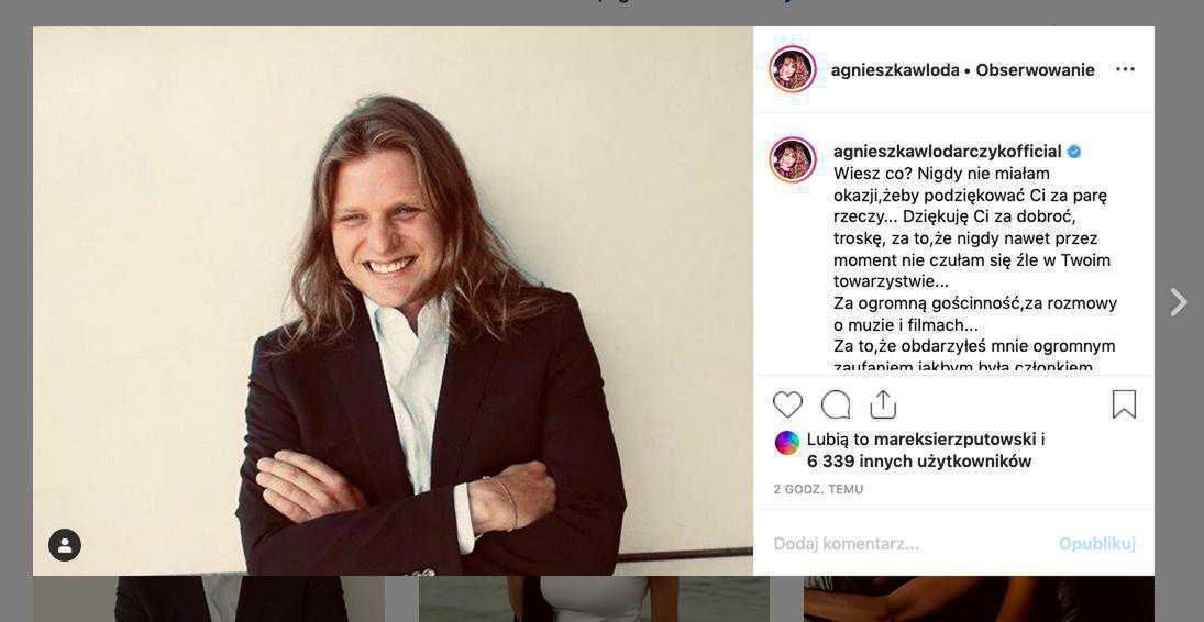Agnieszka Włodarczyk wspomina Piotra Woźniaka-Staraka