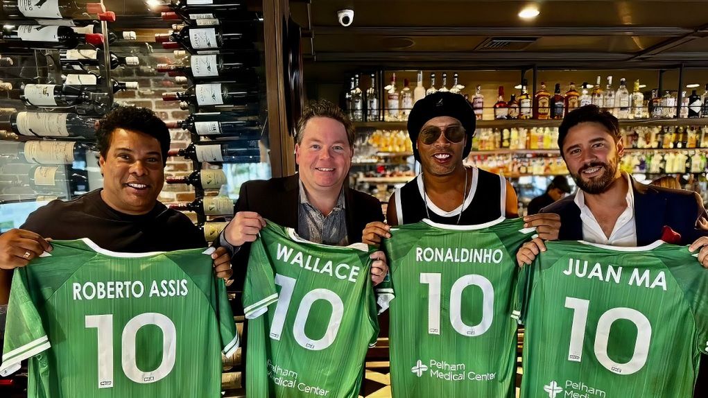 Materiały prasowe / Greenville Triumph SC / Na zdjęciu: Ronaldinho został jednym z właścicieli amerykańskiego klubu Greenville Triumph SC