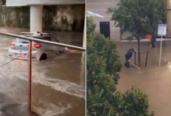 Załamanie pogody w Hiszpanii. Nagrania z Katalonii