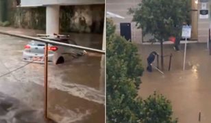 Załamanie pogody w Hiszpanii. Nagrania z Katalonii