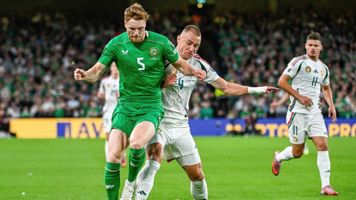 PAP/EPA / Boglarka Bodnar / Mecz eliminacji MŚ 2026: Irlandia - Węgry