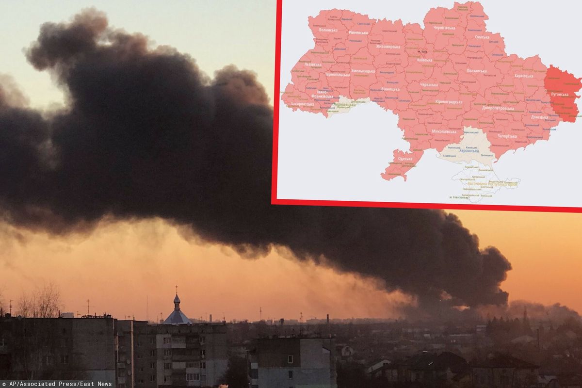 Alerty w całej Ukrainie. We Lwowie słychać eksplozje 