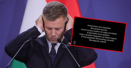 Węgierska telewizja państwowa przerwała nadawanie. Pokazali komunikat