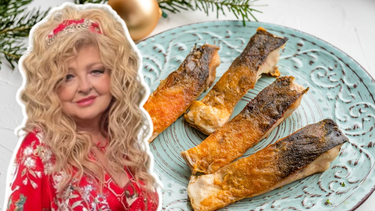 Magda Gessler smaży karpia w cienkich paseczkach