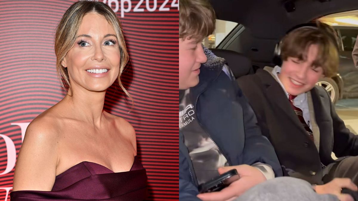 Syn Małgorzaty Rozenek wrócił na święta do domu!