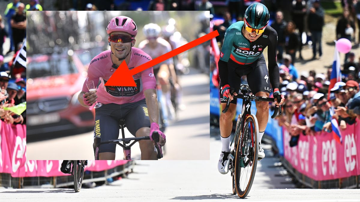 Zdjęcie okładkowe artykułu: Getty Images / Stuart Franklin / TT Giro d'Italia / Cesare Benedetti (z prawej) był bardzo aktywny podczas ostatniego etapu Giro d'Italia 2023.