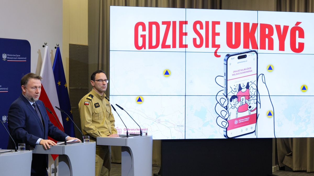 Nowa mapa schronień w Polsce.