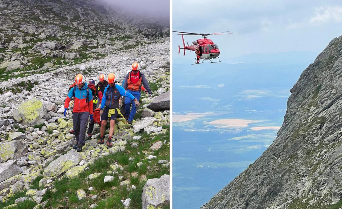 wypadek, tatry, turysta Polak zginął na Słowacji. Stracił orientację