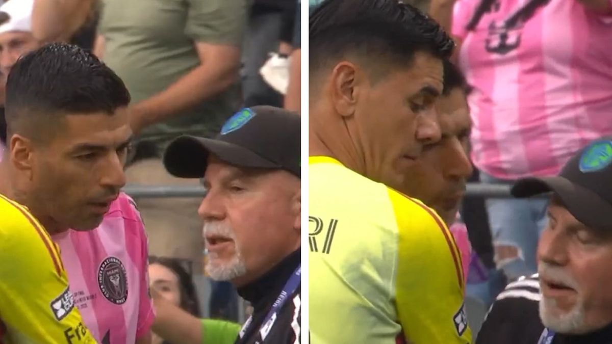 Twitter / Na zdjęciu: skandaliczne zachowanie Luisa Suareza