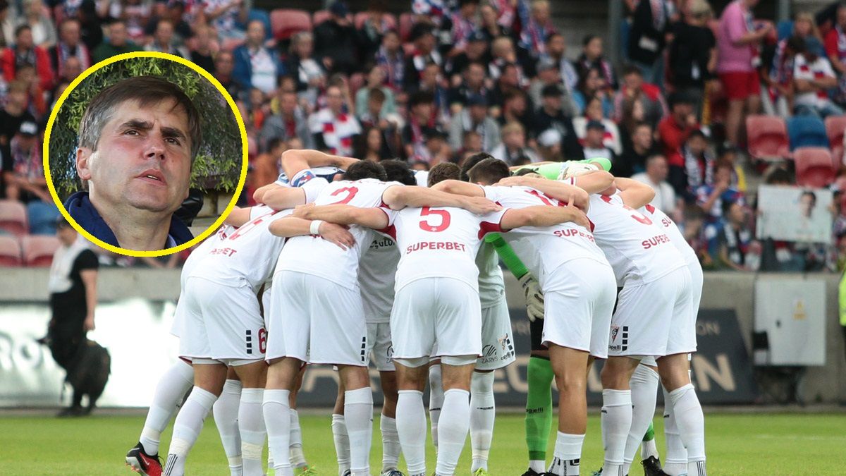 WP SportoweFakty / Tomasz Kudala i Filip Trubalski / Na zdjęciu: piłkarze Górnika Zabrze i Dariusz Dziekanowski (w kółeczku)