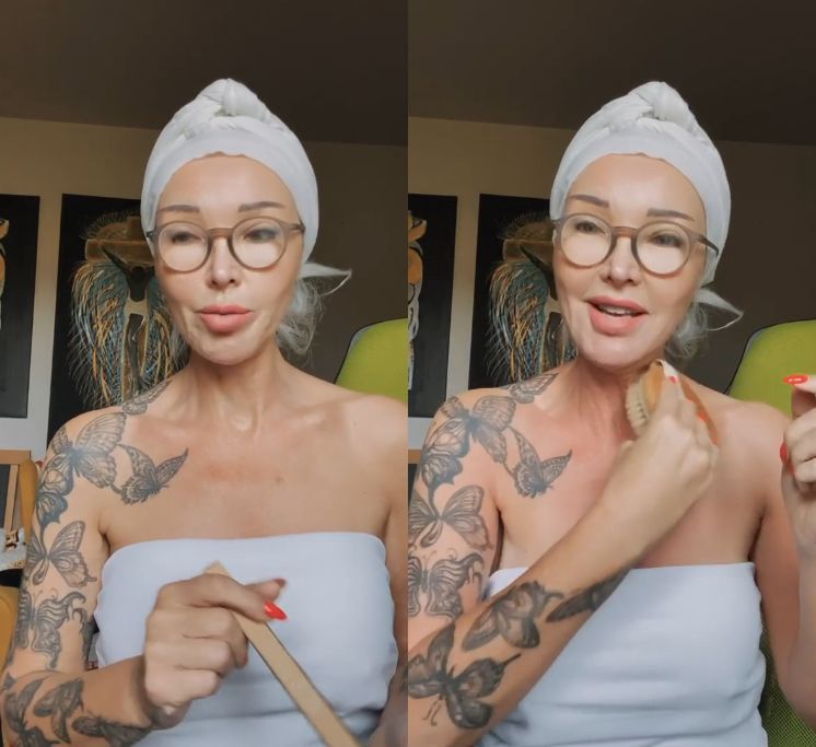 Ewa Minge opisuje fanom, jak dba o twarz