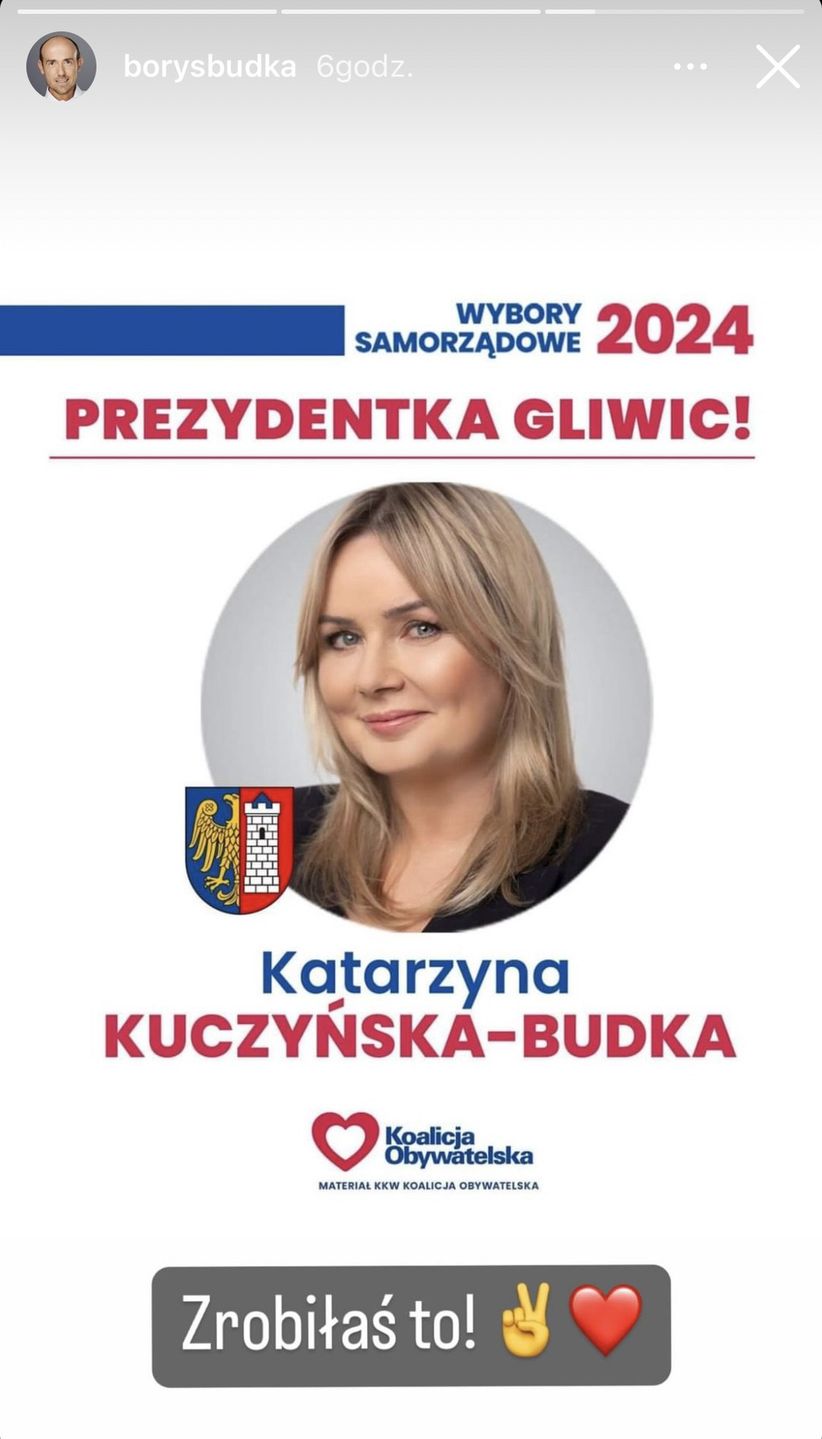 Borys Budka nie ukrywa dumy z żony