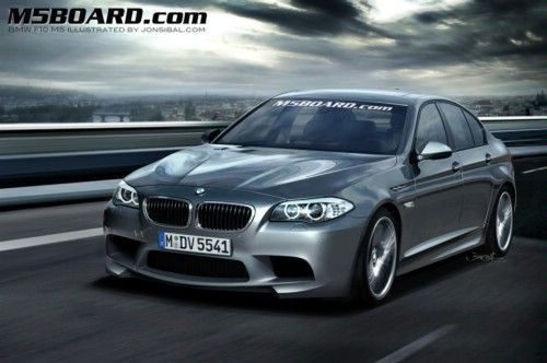 BMW M5 (F10) - pierwsze rendery