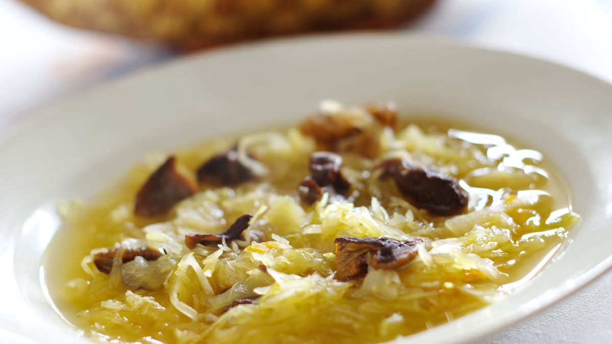 Zupa z kiszonej kapusty to hit na mojej rodzinnej Wigilii