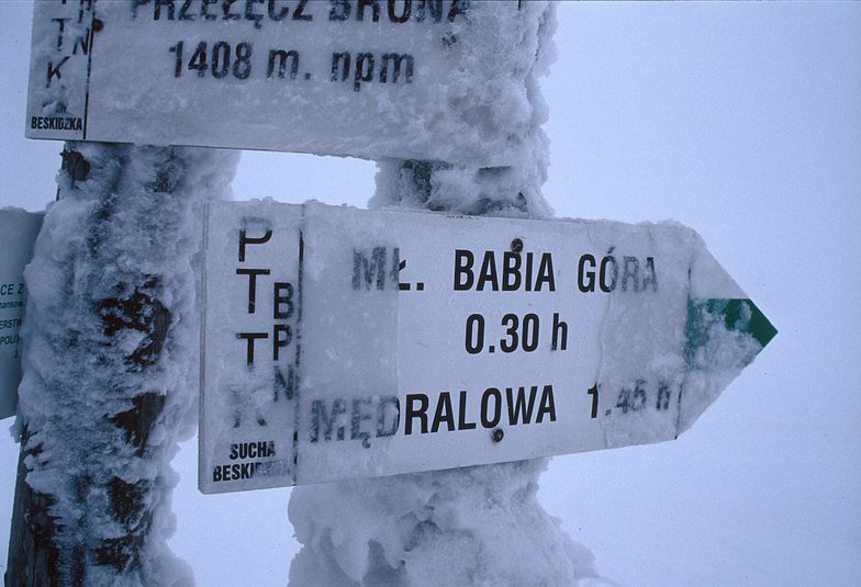 Babia Góra to najwyższa góra Beskidów<br>