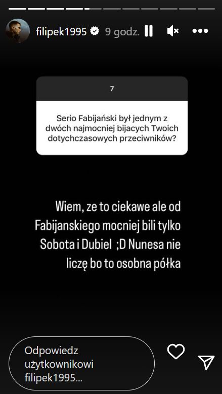 Filipek o Fabijańskim