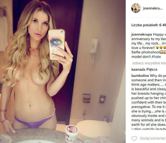 Joanna Krupa pozuje topless