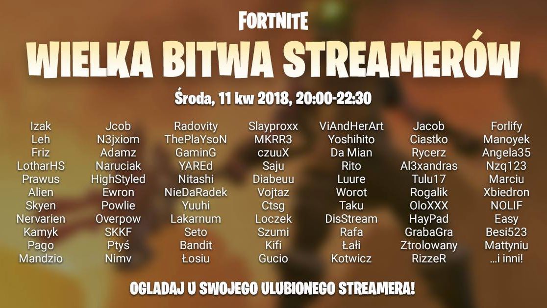 Materiały prasowe / Bitwa Fortnite