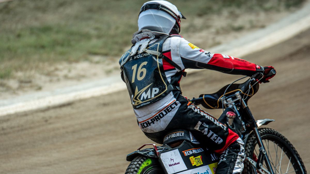 Materiały prasowe / Marta Mróz / Speedway Ekstraliga / Na zdjęciu: Jakub Woźnik
