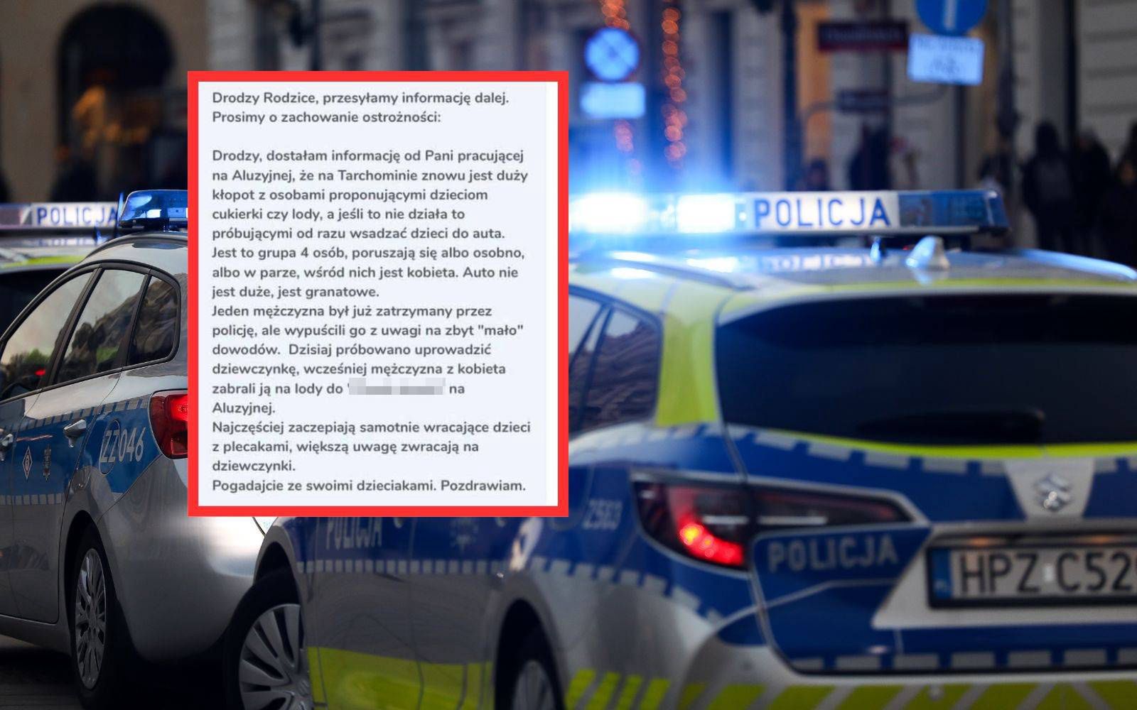 Wpis krąży po Warszawie. Rodzice zaniepokojeni. Policja uspokaja