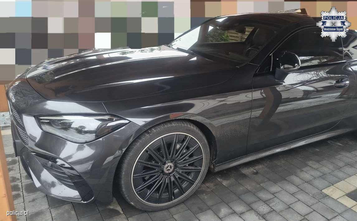 Odzyskali drogiego Mercedesa. Zniknął we Francji