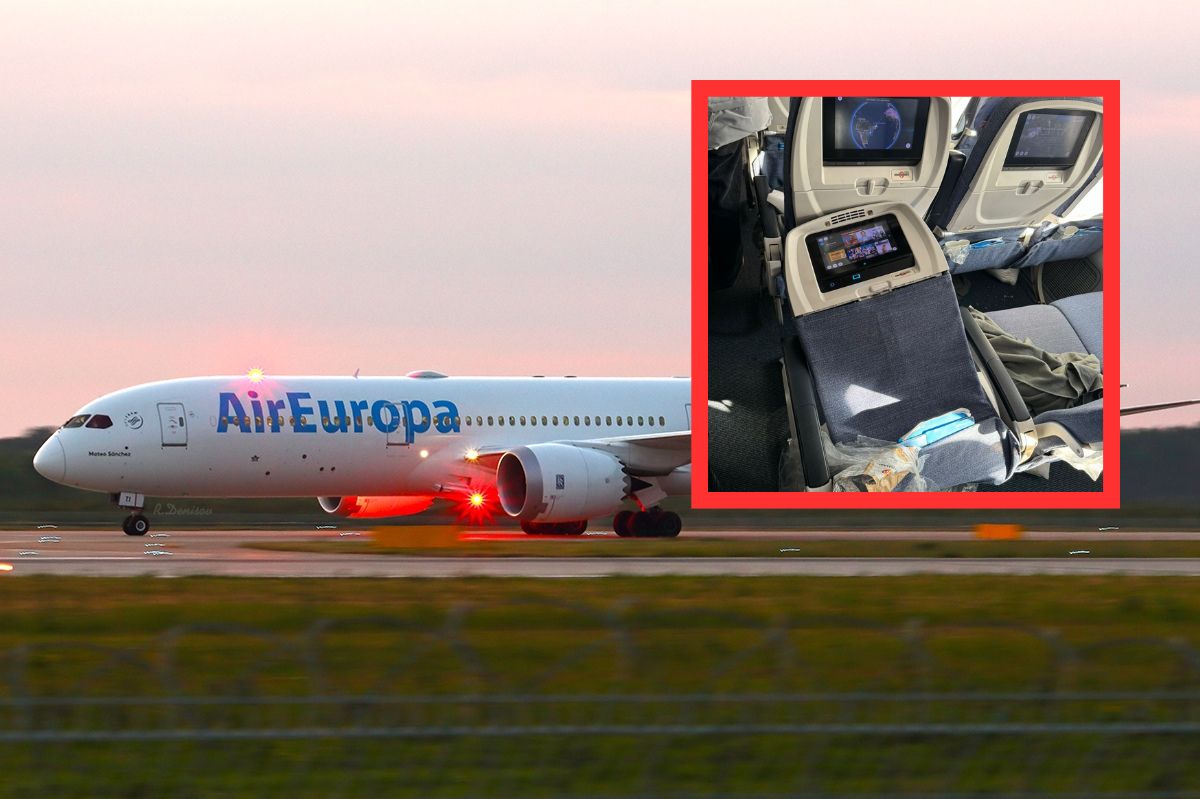 Passengers on board the plane to Uruguay experienced horror