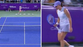 Świątek zmusiła Rosjankę do błędu. Świetna wymiana w finale [WIDEO]